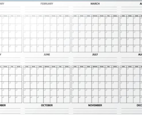 How To Use Dry Erase Calendars To Plan & Track Your Project