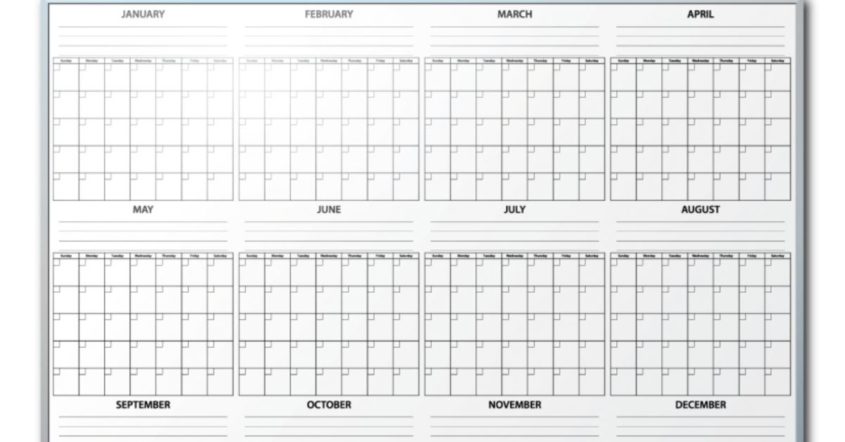 How To Use Dry Erase Calendars To Plan & Track Your Project