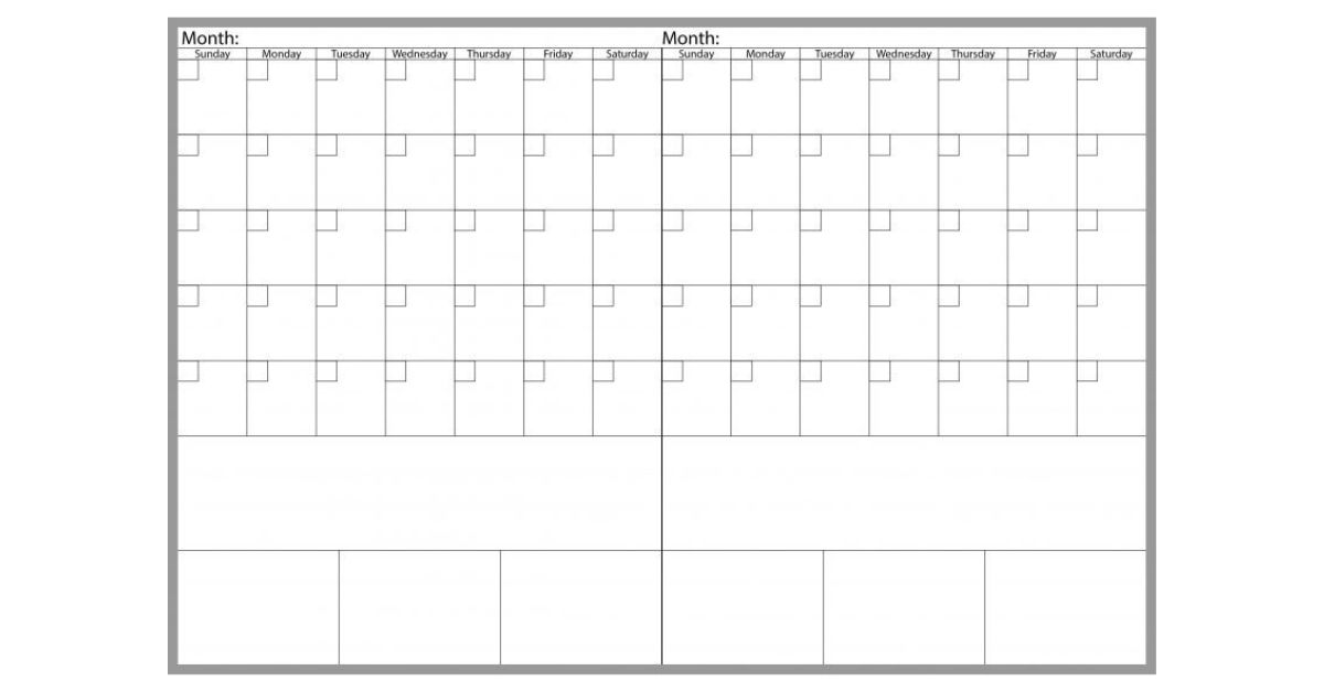 Calendar Whiteboard Project: Tips To Customize Your Schedule
