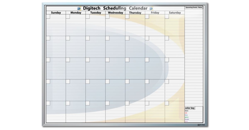 Calendar Whiteboard Project: Tips To Customize Your Schedule